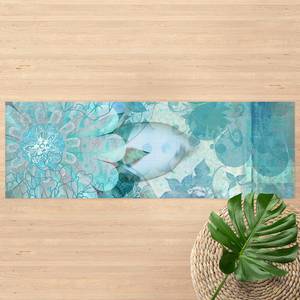 Tapis en vinyle Fleurs d’hiver Vinyle / Polyester - 180 x 60 cm