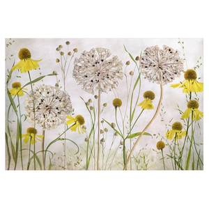 Tapis en vinyle Allium et Helenium Vinyle / Polyester - 150 x 100 cm