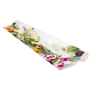 Tapis en vinyle Herbes et Fleurs Vinyle / Polyester - 240 x 80 cm