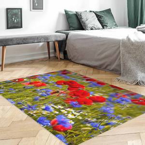 Tapis en vinyle Champs de coquelicots Vinyle / Polyester - 180 x 120 cm