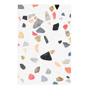 Tapis vinyle Terrazzo et pépites d’or Vinyle / Polyester - 180 x 120 cm