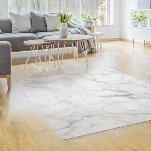 Vinylteppich Bianco Carrara Vinyl / Polyester - 140 x 140 cm