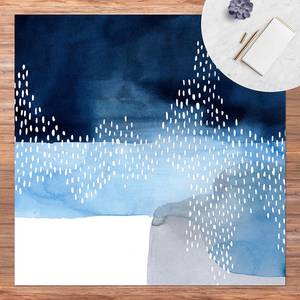 Vinyl vloerkleed Abstract Waterfall Vinyl/polyester - 140 x 140 cm