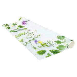 Vinyl vloerkleed Kruiden en bloemen Vinyl/polyester - 140 x 140 cm