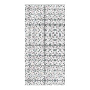 Tapis en vinyle carrelage Étoile Vinyle / Polyester - 100 x 200 cm