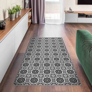 Tapis en vinyle carrelage Florale Vinyle / Polyester - 80 x 160 cm