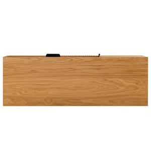 Meuble TV KNIVS - 120 cm Plaqué bois véritable - Chêne