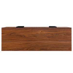 Enfilade KNIVS 6 tiroirs Plaqué bois véritable - Placage noyer véritable