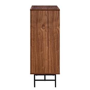 Buffet KNIVS 2 portes Plaqué bois véritable - Placage noyer véritable