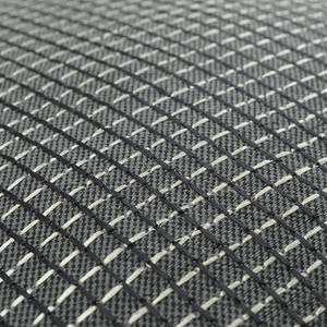 Kussensloop Detail polyester/katoen - 38 x 38 cm - Grijs
