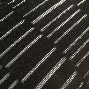 Housse de coussin Mute Viscose / Polyester - 43 x 43 cm - Noir