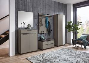 Kommode Unica MDF / Stahl - 84 x 107 cm - Taupe