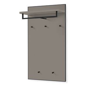 Garderobepaneel Unica MDF/staal - Taupe - 60 x 109 cm