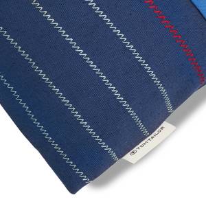 Kussensloop Zig Zag Lines katoen/polyester - blauw - 40 x 60 cm