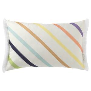 Federa per cuscino Fringed Diagonal Multicolore - Tessile - 30 x 50 x 1 cm