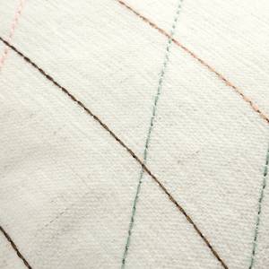 Kissenhülle Stitched Leinen / Polyester - Multicolor - 40 x 40 cm