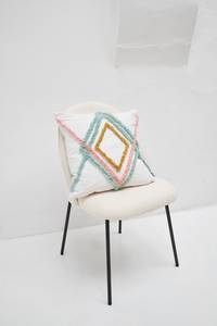 Housse de coussin Colour Rhomb Lin / Polyester - Multicolore - 45 x 45 cm