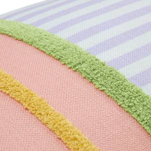 Federa per cuscino Funny Stripe Multicolore - Tessile - 40 x 60 x 1 cm