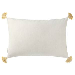 Housse de coussin Minimal Ethno Polyester / Lin - 40 x 60 cm - Jaune