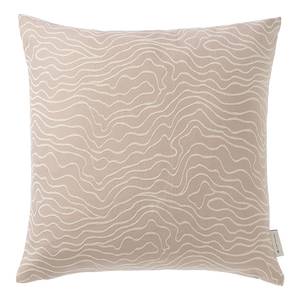 Housse de coussin Marbel Coton / Polyester - 45 x 45 cm - Rose foncé