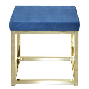 Tabouret Traveston Acier / Polyester - Bleu