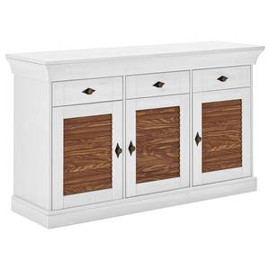 Enfilade Sideboard Lysbro Pin massif - Epicéa blanc / Epicéa ambre jaune