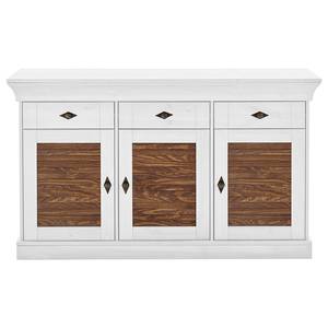 Enfilade Sideboard Lysbro Pin massif - Epicéa blanc / Epicéa ambre jaune