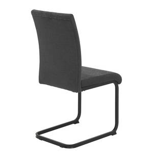 Chaises cantilever Ceelias - Lot de 2 Anthracite