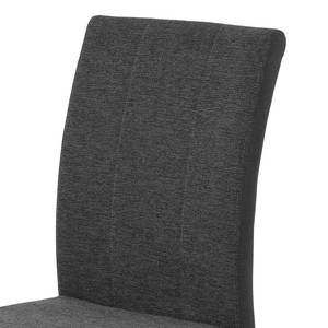 Chaises cantilever Ceelias - Lot de 2 Anthracite