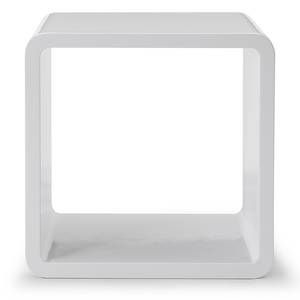 Étagère Berchem MDF - Blanc brillant - Largeur : 45 cm