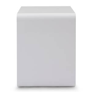 Scaffale a cubo Berchem MDF - Bianco lucido / Bianco - Larghezza: 45 cm