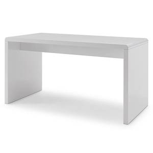 Schreibtisch Bellbird MDF - Hochglanz / Weiß - 160 x 75 cm