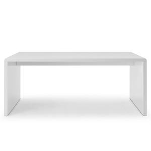 Schreibtisch Bellbird MDF - Hochglanz / Weiß - 180 x 75 cm