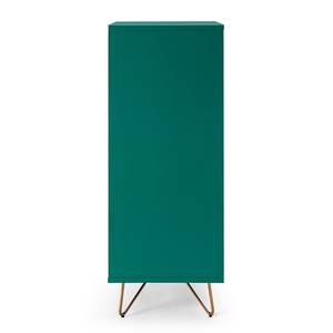 Commode Tully MDF - Vert / Doré - 45 x 110 cm