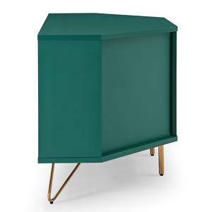 Meuble d’angle Tully MDF - Vert / Doré