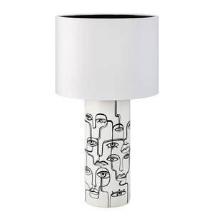 Lampe Family Céramique - Blanc / Noir - 1 ampoule