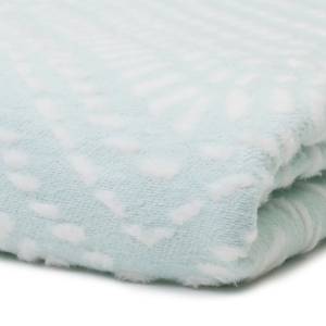 Plaid Manduro Polyester / Baumwolle - 150 x 200 cm - Aqua