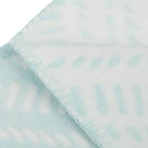 Plaid Manduro Polyester / Coton - 150 x 200 cm - Aqua