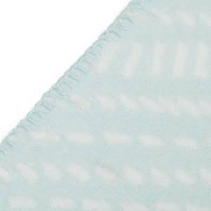 Plaid Manduro Polyester / Coton - 150 x 200 cm - Aqua