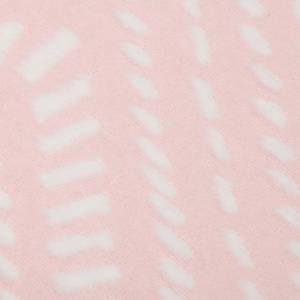 Plaid Manduro Polyester / Coton - 150 x 200 cm - Rose vieilli