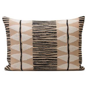 Housse de coussin Boho Style Coton / Polyester - Taupe - 40 x 60 cm