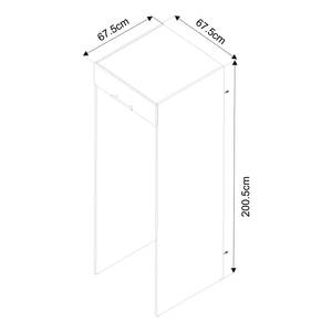 Armoire pour lave-linge Laundreezy A Blanc