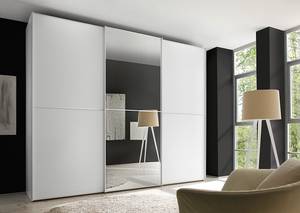 Schwebetürenschrank Sinfonie Plus Typ B Weiß - 280 x 240 cm - Premium - Silber