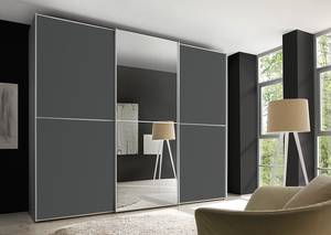 Schwebetürenschrank Sinfonie Plus Typ B Graphit - 298 x 240 cm - Premium - Silber