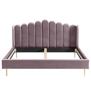 Gestoffeerd bed Kronach polyester/MDF - Roségoud - 180 x 200cm