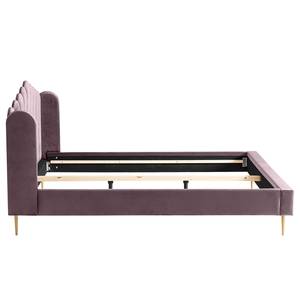 Gestoffeerd bed Kronach polyester/MDF - Roségoud - 180 x 200cm