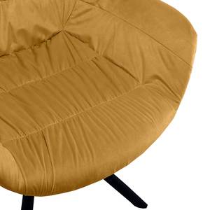 Chaise à accoudoirs Steinbach Polyester - Jaune moutarde