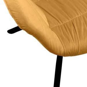 Chaise à accoudoirs Steinbach Polyester - Jaune moutarde