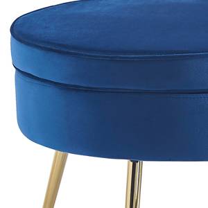 Sitzpouf Brünn Polyester - Dunkelblau