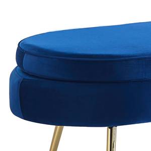 Banquette Brünn Polyester - Bleu foncé - 142 x 45 cm